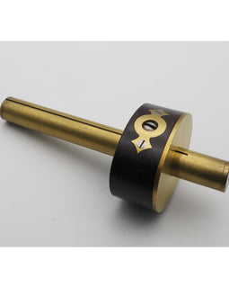 Superb Ebony & Brass Oval Mortise Gauge