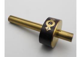 Superb Ebony & Brass Oval Mortise Gauge