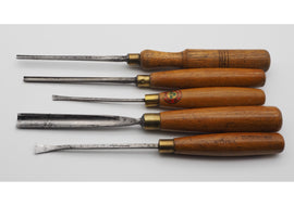 5 Good Small William Marples Carving Gouges