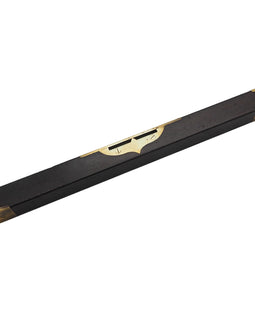 Scottish 10" Long Ebony & Fancy Brass Level