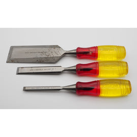 3 Good William Marples Bevel-edged Chisels