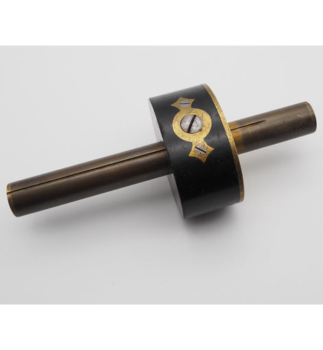 Good Scottish Ebony & Brass Mortice Gauge