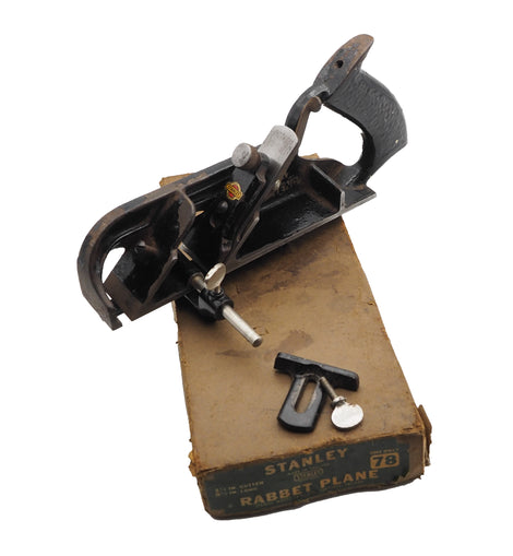 Early Boxed Stanley England No. 78 Rebate Plane