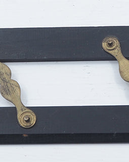 6" Ebony and Brass Parallel Rule - Tool Bazaar